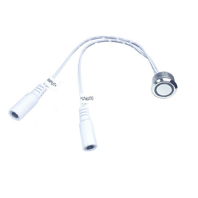 LED Dimmer 12V 24V Έλεγχος κουμπιού αφής Stepless Dimmable Switch For 2835 3528 5050 LED Strip DIY Φωτιστικό ντουλάπας κρεβατιού