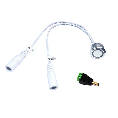 LED Dimmer 12V 24V Έλεγχος κουμπιού αφής Stepless Dimmable Switch For 2835 3528 5050 LED Strip DIY Φωτιστικό ντουλάπας κρεβατιού