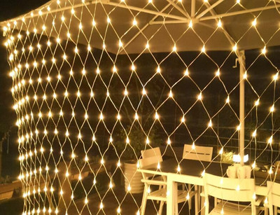 Svjetlo za zavjese LED Fairy String Net Mesh Božić 3x2m 200led EU 220V Party Vjenčanje Novogodišnji vijenac Vanjski vrtni ukras