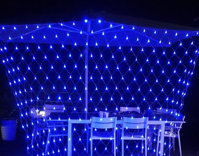 Svjetlo za zavjese LED Fairy String Net Mesh Božić 3x2m 200led EU 220V Party Vjenčanje Novogodišnji vijenac Vanjski vrtni ukras