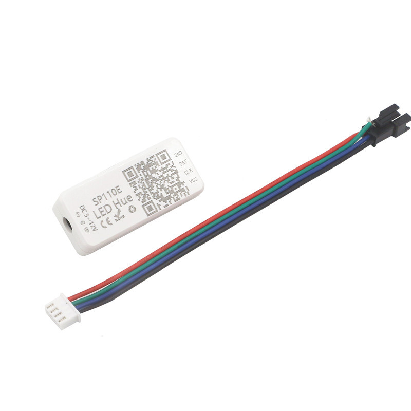 WS2811 WS2812B UCS1903 Puni kolor piksel LED trake kontroler DC 5V 12V SP110E SP511E bežični WIFI Bluetooth RGB kontroler