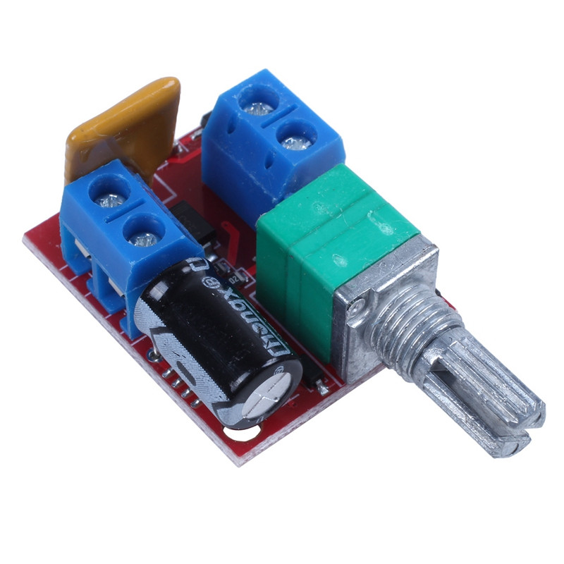 3X mini nuolatinės srovės variklio PWM greičio reguliatorius 3V 6V 12V 24V 35VDC 90W 5A nuolatinės srovės variklio greičio valdymo jungiklis LED reguliatorius