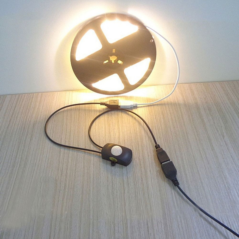 Automatický infračervený USB PIR indukčný spínač pohybu pre telo, senzor ľudského pohybu, detektor pohybu