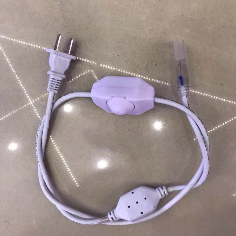 Φως LED 220v EU Plug λωρίδα LED Αξεσουάρ Φως τροφοδοτικού με διακόπτη DIMMER