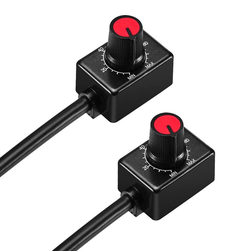 DC 0/1-10V rankenėlė LED reguliatorius, žemos įtampos pasyvus reguliatorius PWM pritemdymas 0-10V arba 1-10V pritemdomai elektroninei LED tvarkyklei