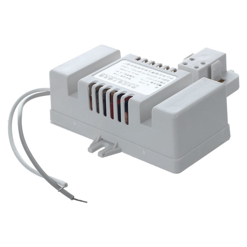 2Χ Λευκό Πλαστικό Κέλυφος 4 Pin 2D Tube Bulb Fluorescent Ballast AC 220V 0.19A 38W