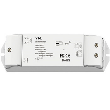 V1/V1-L Едноцветен V2/V2-L Двуцветен V3/V3-L RGB CV Led димер контролер 2.4GHz + Push Dim DC12V-36V 24V за LED лента светлина