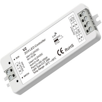 V1/V1-L Μονόχρωμο V2/V2-L Διπλό χρώμα V3/V3-L RGB CV Led Dimmer Controller 2,4 GHz + Push Dim DC12V-36V 24V για λωρίδα LED