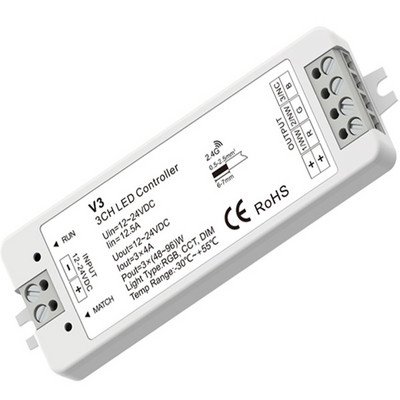 V1/V1-L Μονόχρωμο V2/V2-L Διπλό χρώμα V3/V3-L RGB CV Led Dimmer Controller 2,4 GHz + Push Dim DC12V-36V 24V για λωρίδα LED