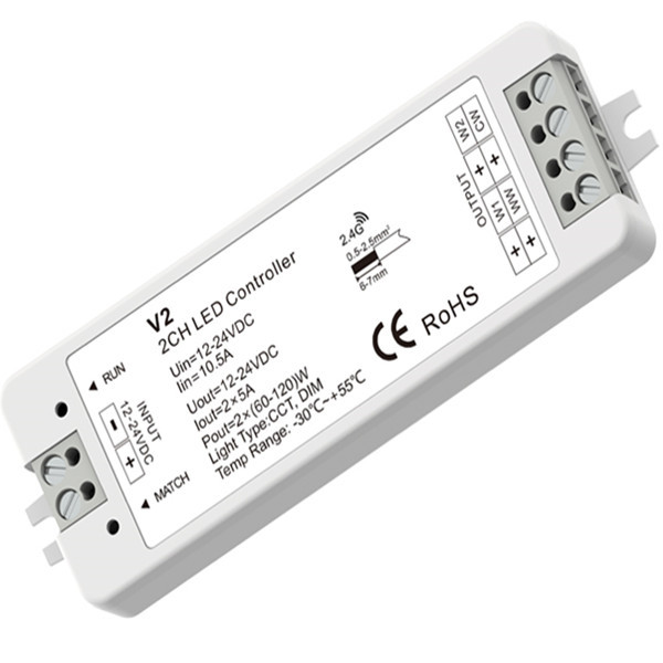V1/V1-L Μονόχρωμο V2/V2-L Διπλό χρώμα V3/V3-L RGB CV Led Dimmer Controller 2,4 GHz + Push Dim DC12V-36V 24V για λωρίδα LED