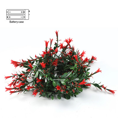 10/20 led Φωτιστικό κορδόνι λουλουδιών γιρλάντα Leafs LED Fairy Light Χριστουγεννιάτικο Διακοσμητικό τραπέζι γάμου Μπαταρία/USB Vine String Light