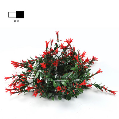 10/20 led Φωτιστικό κορδόνι λουλουδιών γιρλάντα Leafs LED Fairy Light Χριστουγεννιάτικο Διακοσμητικό τραπέζι γάμου Μπαταρία/USB Vine String Light