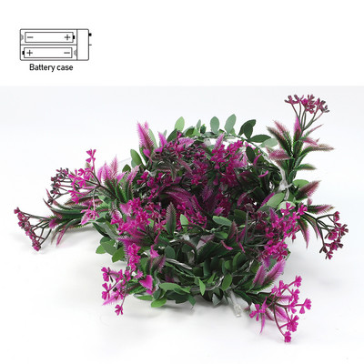 10/20 led Φωτιστικό κορδόνι λουλουδιών γιρλάντα Leafs LED Fairy Light Χριστουγεννιάτικο Διακοσμητικό τραπέζι γάμου Μπαταρία/USB Vine String Light