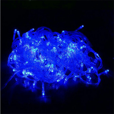 5M коледни светлини водопад Led завеса Icicle String Light открит гирлянд Droop 0.4-0.6m Party Garden Eaves Decorative Light