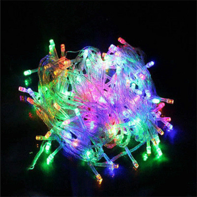 5M коледни светлини водопад Led завеса Icicle String Light открит гирлянд Droop 0.4-0.6m Party Garden Eaves Decorative Light