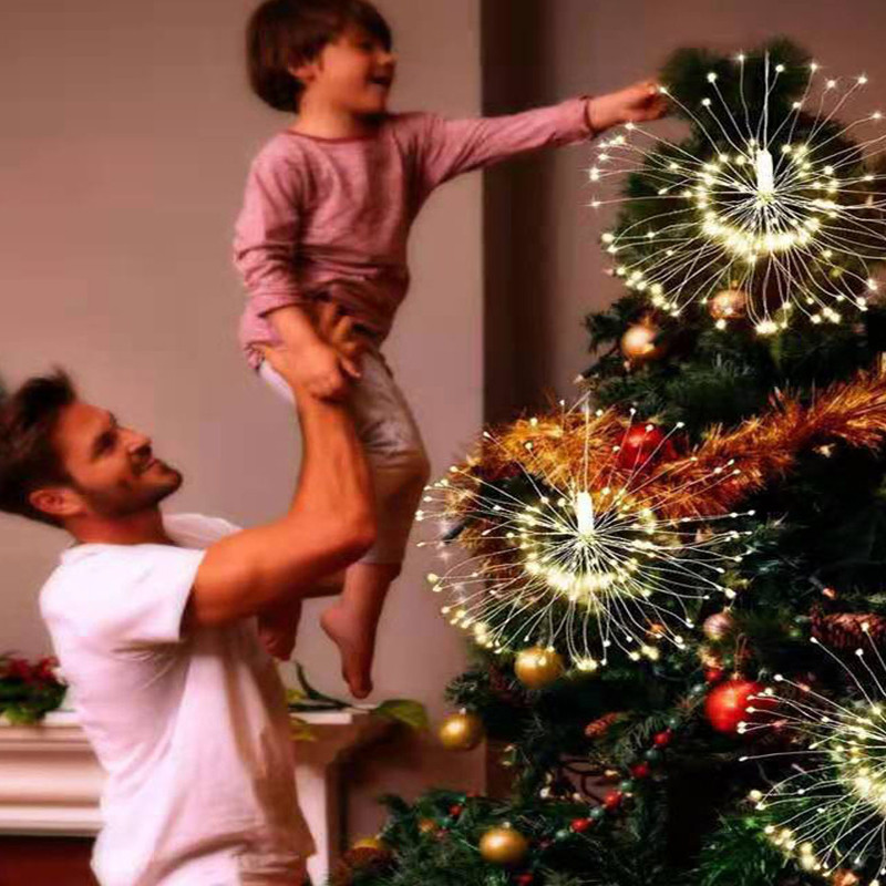 120/180LED svjetlo za vatromet Vanjska svjetla Vrtna svjetla Festoon Led svjetlo Božićni ukrasi 2022. Božićna svjetla Nova godina