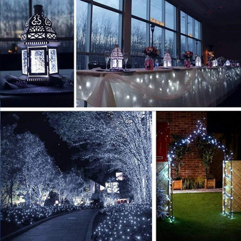 Led Fairy String Lights USB Λειτουργεί με μπαταρία Εξωτερική αδιάβροχη χριστουγεννιάτικη γιρλάντα χάλκινο σύρμα για γαμήλιο πάρτι διακόσμηση σπιτιού