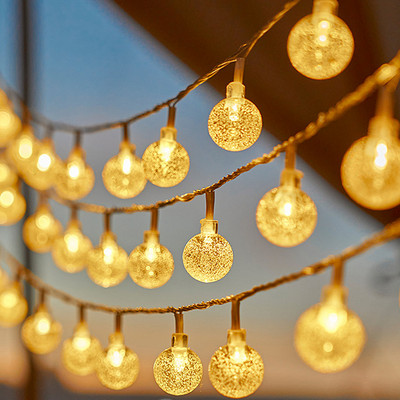 Minge De Cristal LED șir de zâne Decorații de Crăciun Pentru Acasă Ghirlandă Agățată Ornament Decor de Crăciun Cadou de Crăciun de Anul Nou