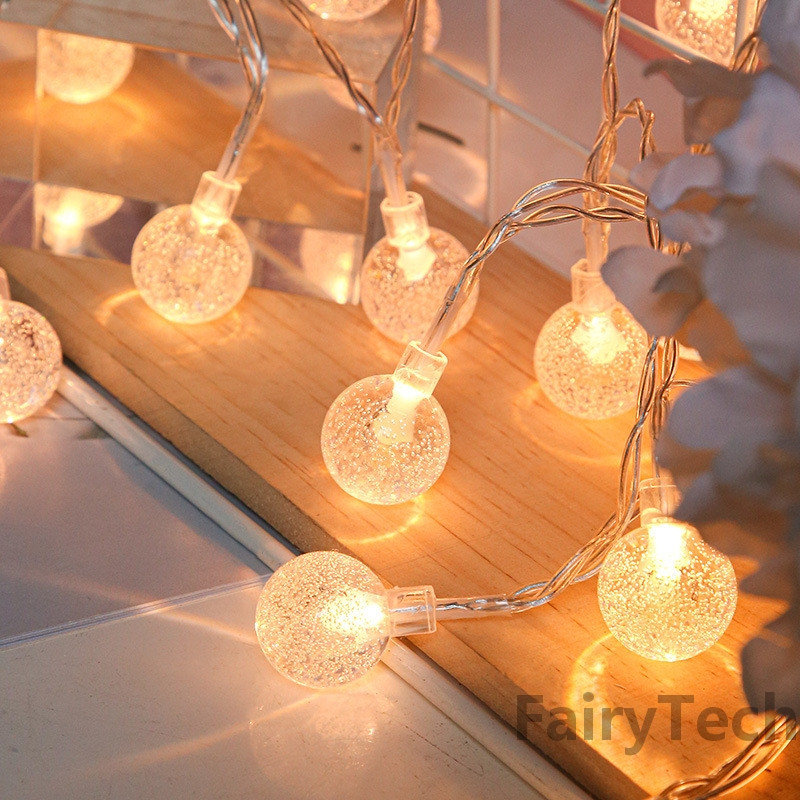 Kristalna kugla LED vilinska žica Božićni ukrasi za dom Viseći vijenac Božićni ukrasni ukras Navidad Božićni dar Nova godina