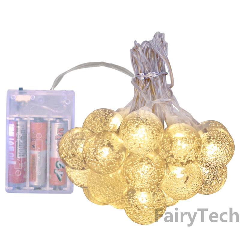 Kristalna kugla LED vilinska žica Božićni ukrasi za dom Viseći vijenac Božićni ukrasni ukras Navidad Božićni dar Nova godina