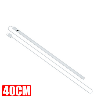 Išmanieji rankų šlavimo jutiklio spintelės šviestuvai Ultra plonas USB kištukas virtuvės lempos apšvietimas spintos spintelės spintai 2835 SMD LED lemputė