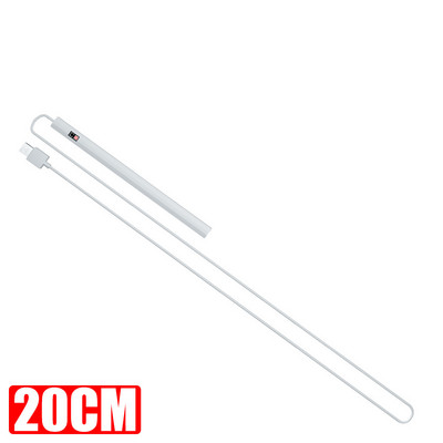 Išmanieji rankų šlavimo jutiklio spintelės šviestuvai Ultra plonas USB kištukas virtuvės lempos apšvietimas spintos spintelės spintai 2835 SMD LED lemputė