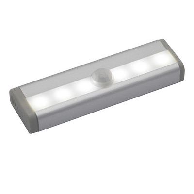 6/10 LED passiivne infrapuna LED liikumisanduriga valguskapp riidekapp voodivalgusti LED kapp alla valguskapp trepi köök