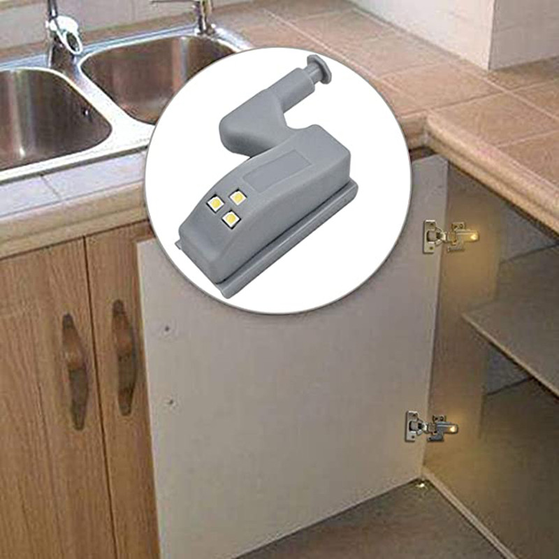 Universali LED vidinė vyrių lempos spintelė indukciniai žibintai spinta spinta Jutiklis šviestuvai miegamasis virtuvė spinta naktinis lempa