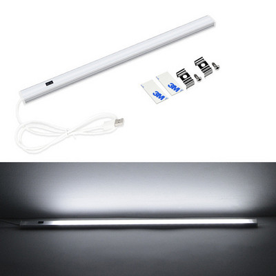 30/40/50cm LED spintelės šviesa PIR judesio rankų šlavimo jutiklis naktiniai žibintai USB kištukas virtuvei miegamojo spinta prie lovos naktinis žibintas