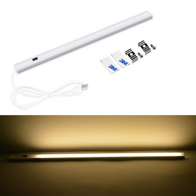 30/40/50cm LED spintelės šviesa PIR judesio rankų šlavimo jutiklis naktiniai žibintai USB kištukas virtuvei miegamojo spinta prie lovos naktinis žibintas