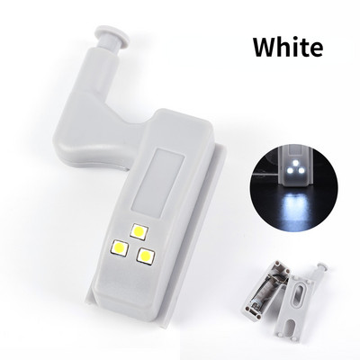 20/5 tk kapialuse valgusega LED sisemine hingega lamp Universaalne riidekapi ukse andur Valgus Magamistoa Köök Kapp Öölamp