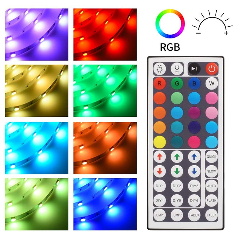 Daljinski upravljač s 44 tipke+Wifi kontroler RGB IR RF LED kontroler DC 5-28V komplet kontrolera za WS2811 WS2812 LED svjetlosnu traku