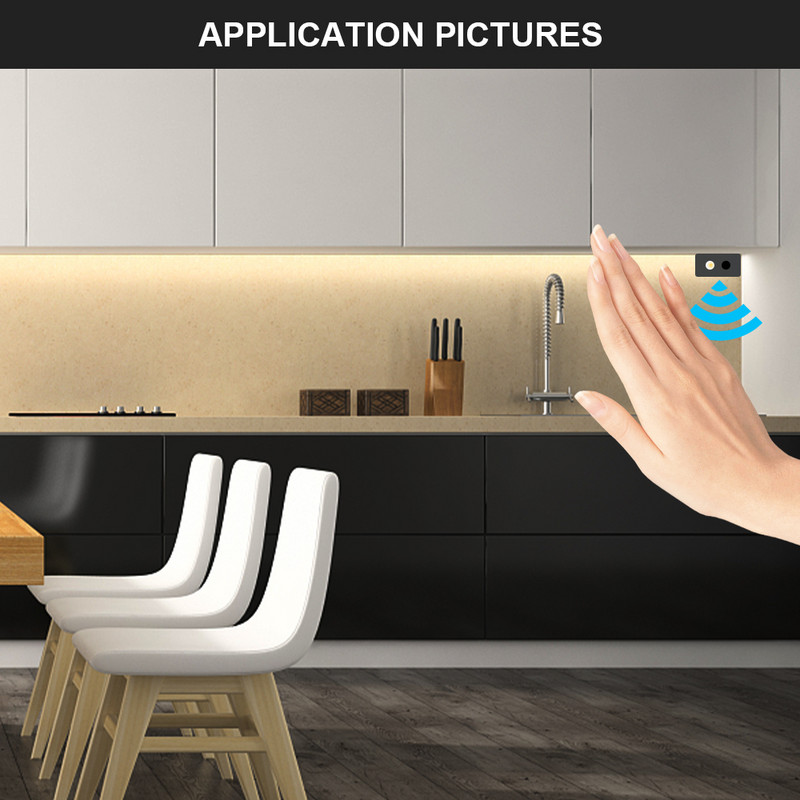 Rankinio šlavimo jutiklio reguliatorius DC12V-24V, skirtas LED juostiniam apšvietimui išmanusis jungiklis, šviesos reguliatorius, spinta, šviestuvai, nuolatinės srovės kištukas