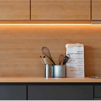 Светлини под шкафа Сензорна светлина USB Motion LED Backlight Телевизор Кухня LED лента Ръчно почистване Размахване ВКЛ. ИЗКЛ. Не водоустойчива 5V лампа