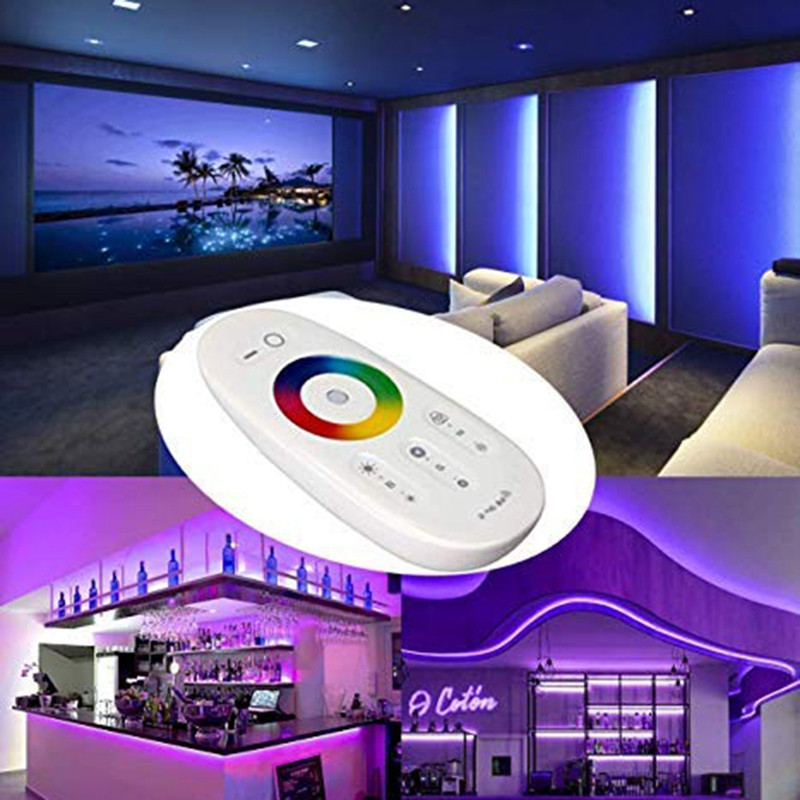 RF LED Τηλεχειριστήριο 2,4 Ghz Ασύρματο RF Touch LED RGB Dimmer Controller για 5050 3528 RGB LED Strip Light 12V/24V