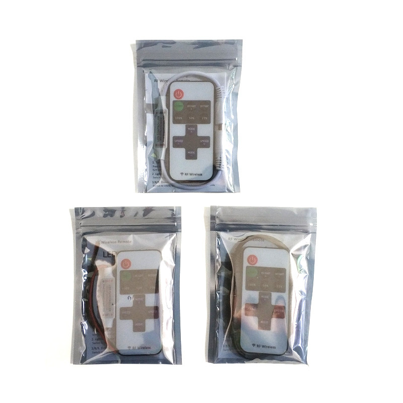 Ασύρματο Mini RF Μονόχρωμο LED Dimmer Controller DC5-24V 12A 144W για LED Strip Light 5050 3528 5630 5730