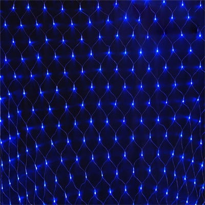 1.5x1.5m 96leds 8 moduri Priza UE 220V Net LED String Light Festival Decorare de Craciun Anul Nou Ceremonia de nunta Impermeabil