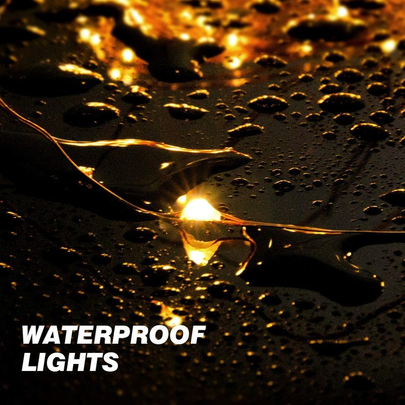 50/100/200 LED Φώτα χορδών από χάλκινο σύρμα USB Φώτα νεράιδων με τροφοδοσία με τηλεχειριστήριο 8 τρόπων λειτουργίας Φώτα αδιάβροχο χρονόμετρο τηλεχειριστηρίου