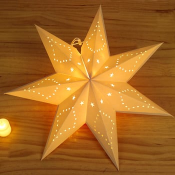 Eid Mubarak Hollow Out Star Hanging Light Διακόσμηση για το Ραμαζάνι για το σπίτι Star μενταγιόν EID Light Ισλαμικός διακοσμητικός γιορτινός φωτισμός