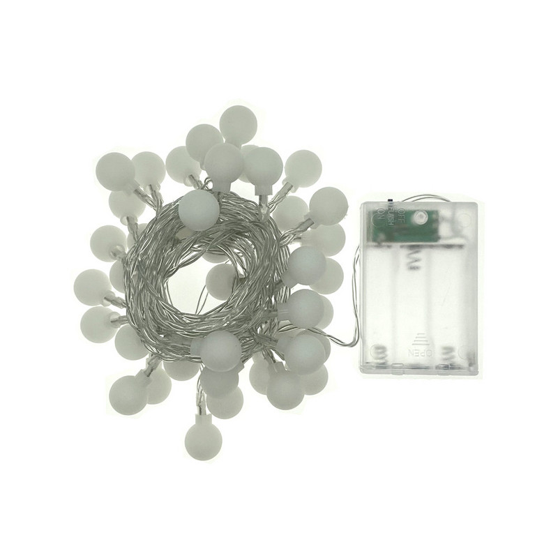 1.5M 3M 6M LED kristalna kugla Girlanda String Lights Bljeskalica Unutarnja blagdanska svjetiljka 10/20/40 LED Fairy Lights Rad na baterije/USB