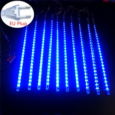 Nova godina na otvorenom 8 cijevi Meteorska kiša LED svjetiljke s žicama Vodootporne za božićno drvce Dekoracija za svadbe Navidad