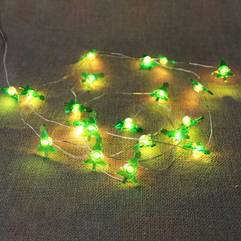 2M Φωτάκια LED String Snowflakes Santa Claus Snowflakes Φανάρι Πατερίτσα Χριστουγεννιάτικο Δέντρο Elk Διακοσμητικό Φωτιστικό για Καλά Χριστούγεννα διακόσμηση σπιτιού