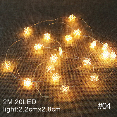 2M LED gaismas virtenes Ziemassvētku vecīša sniegpārsliņas laternas kruķi Ziemassvētku eglītes aļņa rotājuma gaisma priecīgu Ziemassvētku mājas dekorēšanai