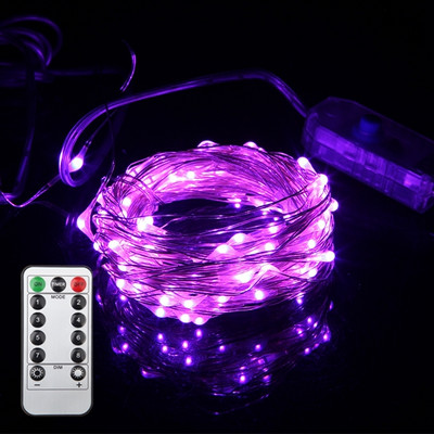 Fairy Light 5M 10M 5V USB valdomas Kalėdų vestuvių vakarėlio dekoravimo LED styginių kalėdinės lemputės