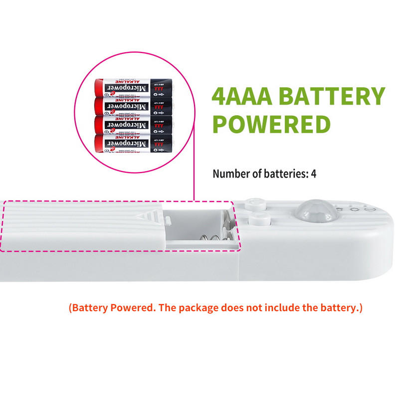 LED juostelinis apšvietimas vidaus PIR judesio jutiklis USB 5V LED lempa 1m 2m 3m LED juostelė baterija SMD 2853 lanksti juostos spintelės foninis apšvietimas