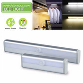 PIR LED svjetlo senzora pokreta Ormar Ormar Noćna svjetiljka LED ispod ormarića Noćno svjetlo za ormar Stepenice Kuhinja