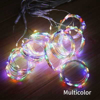 LED lempučių styginiai Kalėdų pasakų langų užuolaidų žibintai USB nuotolinio valdymo pultelis naktinis šviestuvas vestuvių Kalėdoms Naujųjų metų Navidad dekoras