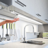 5 V USB maitinamas išmanusis LED virtuvės apšvietimas rankinio šlavimo jutiklio lempa Didelio ryškumo foninis apšvietimas spintelių spintoms Stalčius 30/40/50 cm