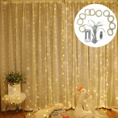 Φωτιστικό USB Festoon String Light Fairy Garland Κουρτίνα Χριστουγεννιάτικο Φωτιστικό Χριστουγεννιάτικο ντεκόρ για το σπίτι εορταστικό διακοσμητικό πρωτοχρονιάτικο φωτιστικό