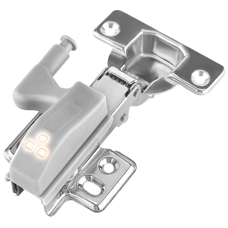 10 vnt LED spintelės šviesa Smart Touch indukcinė vidinė vyrių lempos jutiklio šviesa miegamojo spinta virtuvės spinta naktiniai žibintai